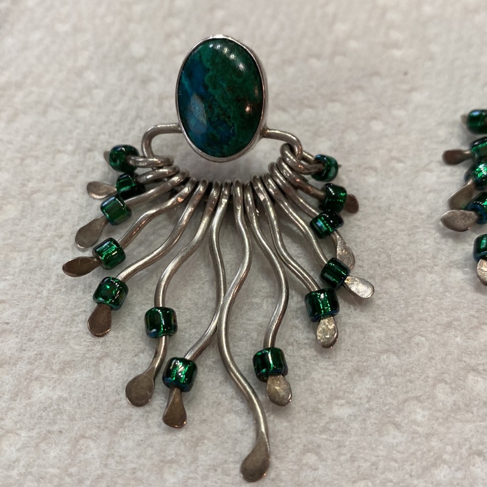 Turquoise earrings - Picture 3 of 7
